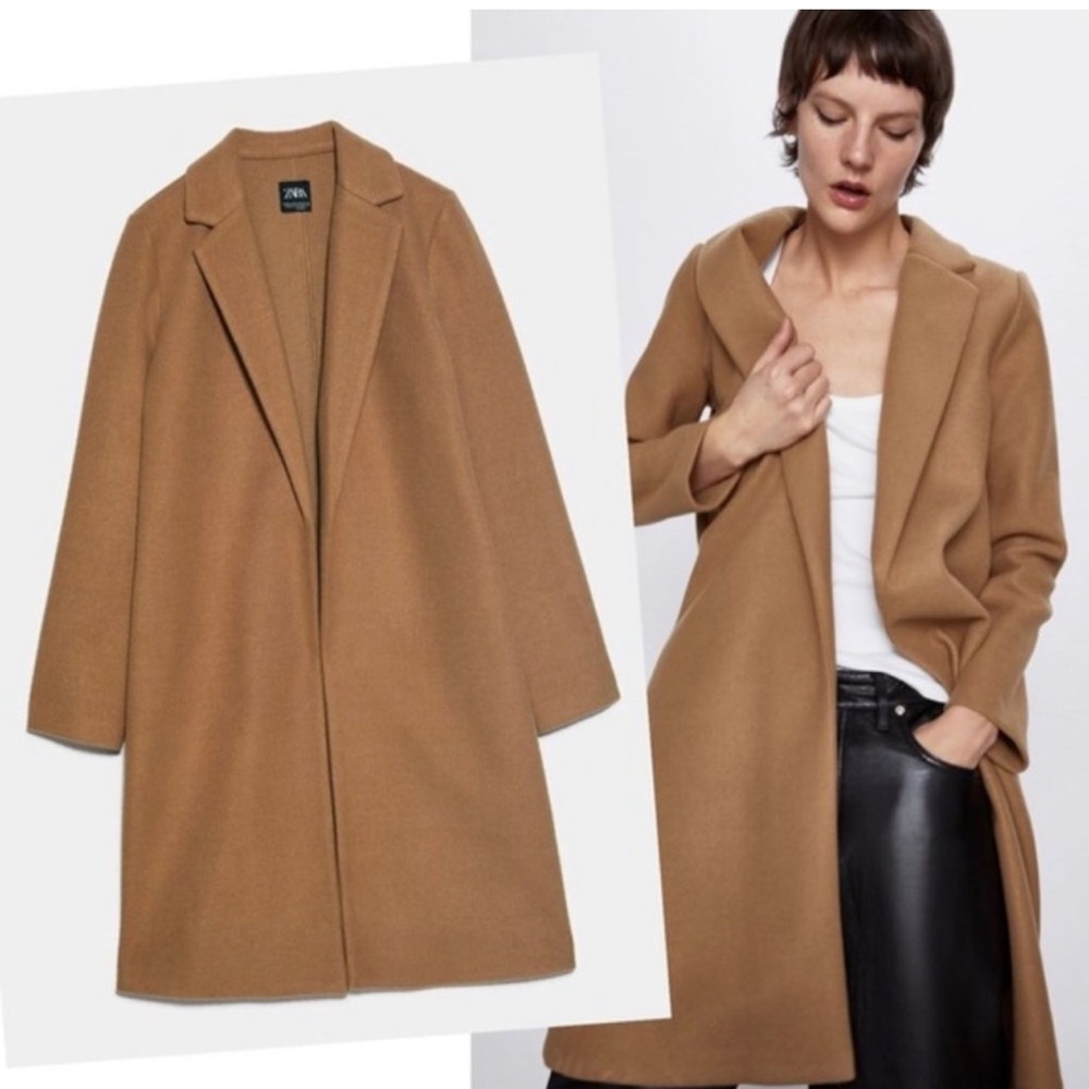 Zara suede coat